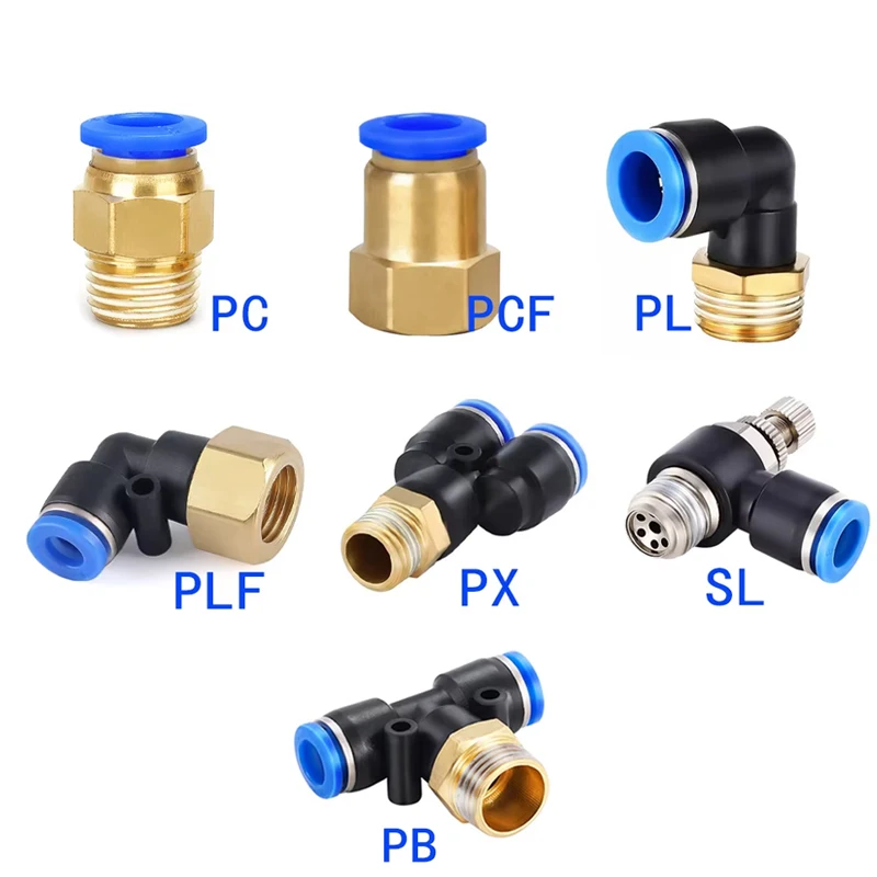 Compression Fitting Brass - 1 Cái Khí Nén Đầu Nối