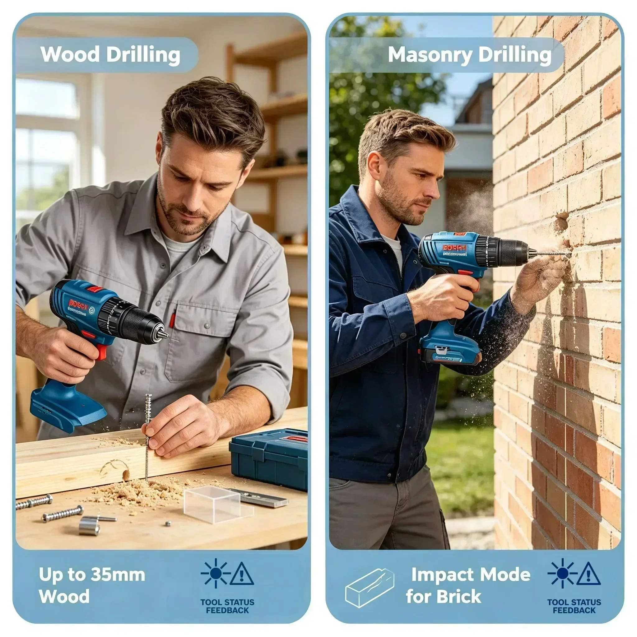 Bosch GSB 185-LI 18V Brushless - đánh giá và giá Bosch Drill Gsb 18V