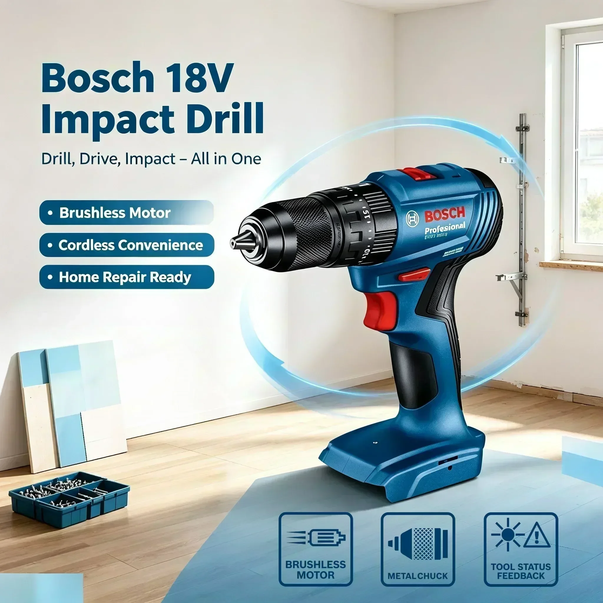 Bosch GSB 185-LI 18V Brushless - đánh giá và giá Bosch Drill Gsb 18V