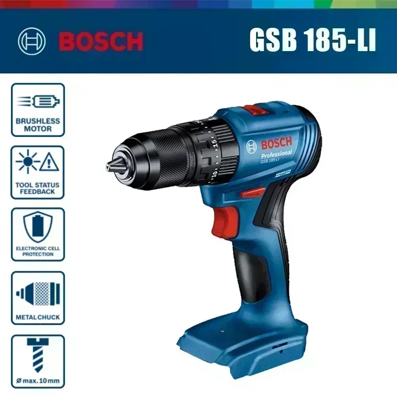 Bosch GSB 185-LI 18V Brushless - đánh giá và giá Bosch Drill Gsb 18V
