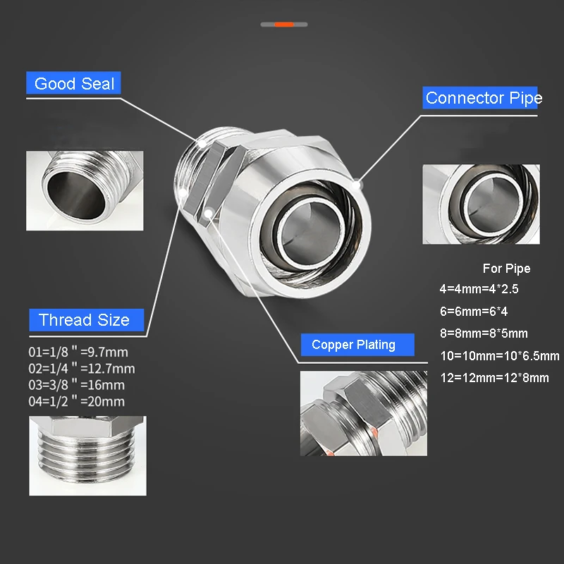 Đồng Bằng Khí Nén Phụ Kiện Khô - đánh giá và giá Compression Fitting Brass