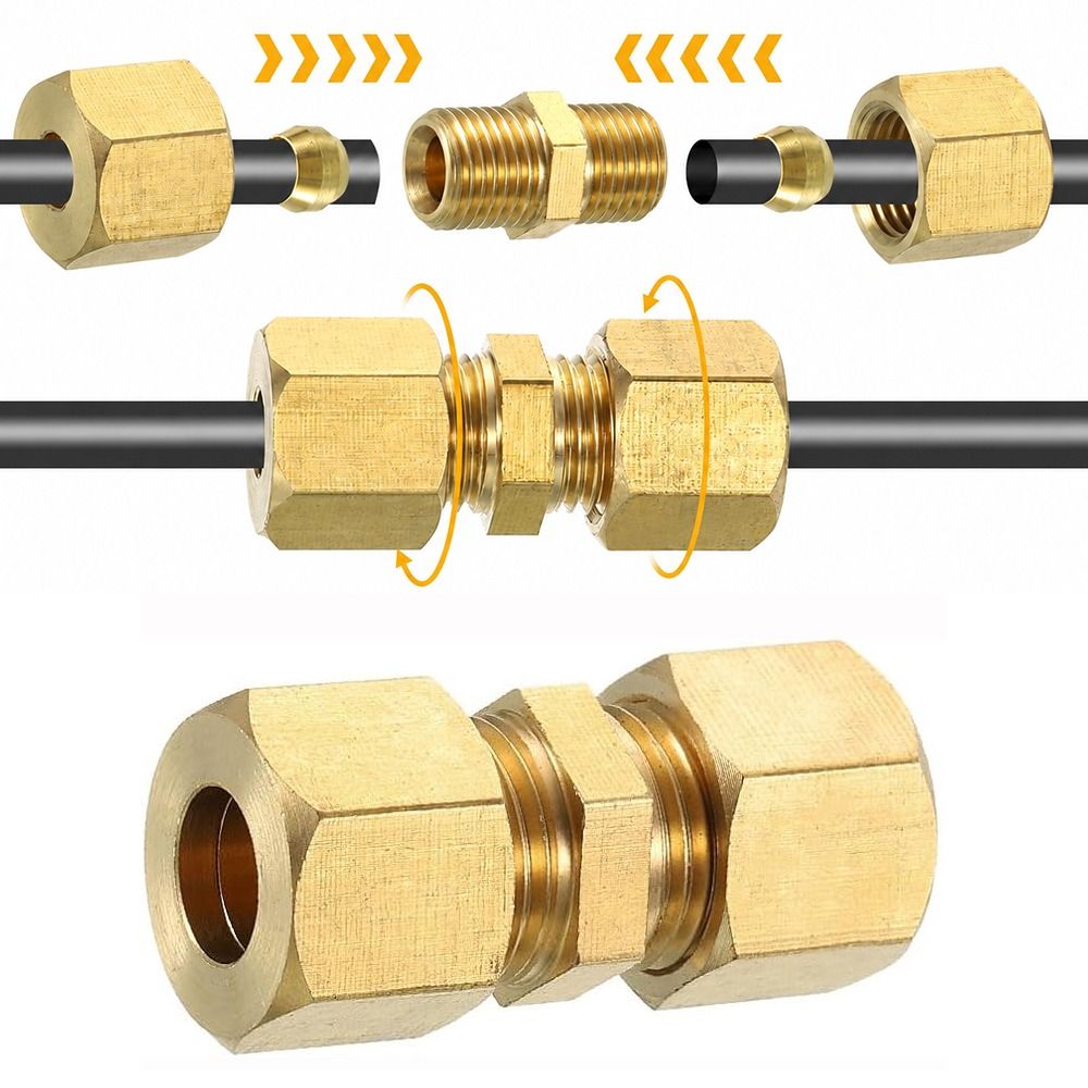 Brass Brass Compression Fittin - đánh giá và giá Compression Fitting Brass