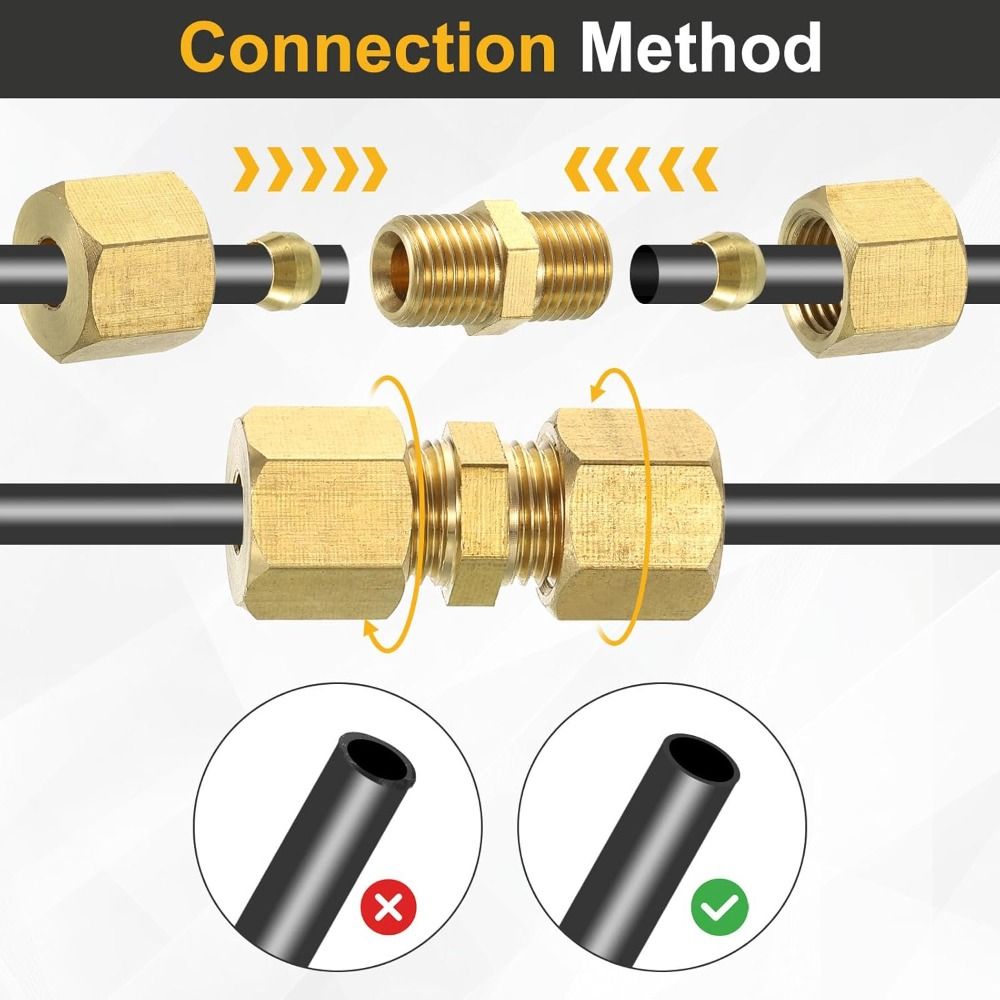 Brass Brass Compression Fittin - đánh giá và giá Compression Fitting Brass