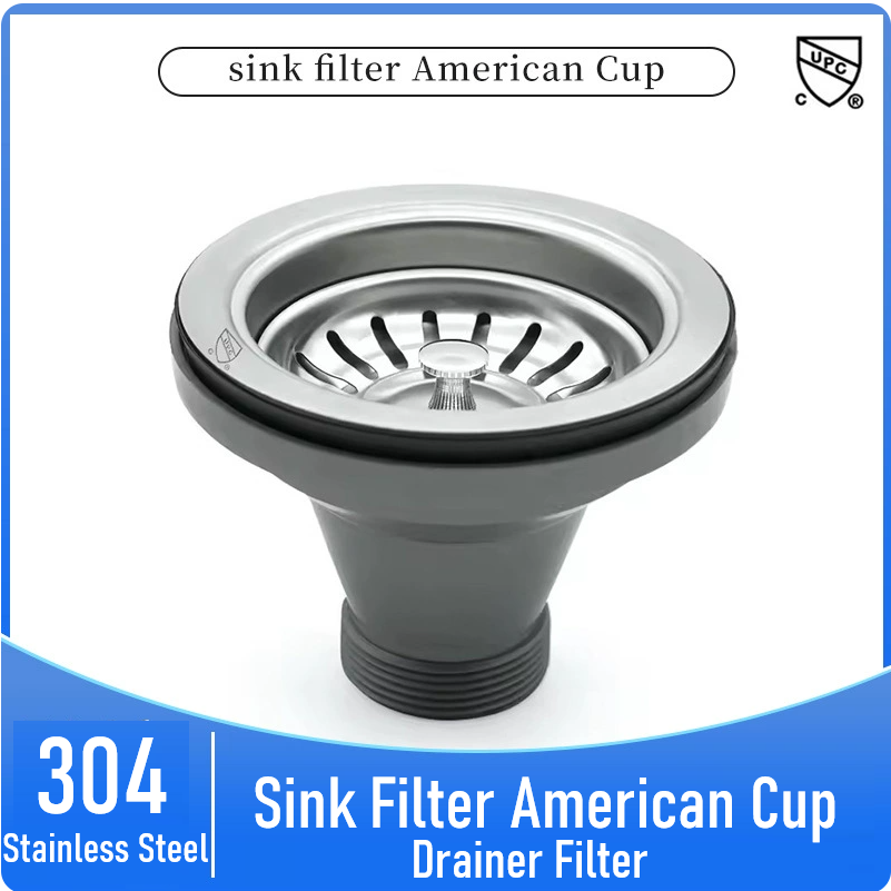 Sink Filter American Cup Kitch - đánh giá và giá Overflow Pipe Clip